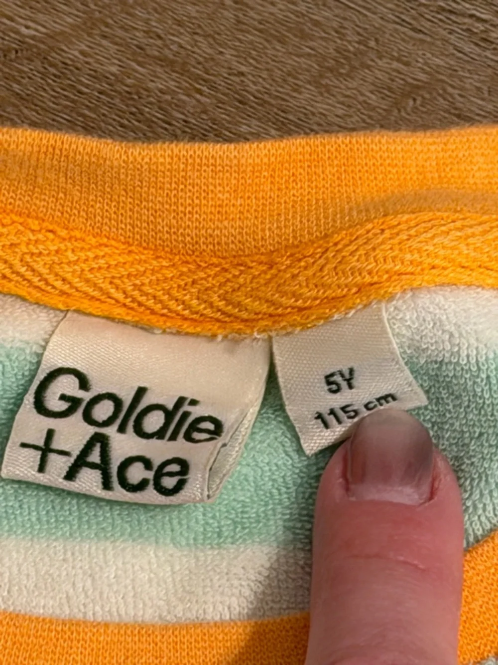 NWOT Goldie + Ace “Peas in a Pod” Striped Terry Set - 5